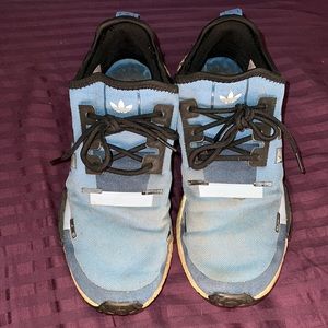 PHARRELL X NMD_R1 'FOCUS BLUE' Men’s size 8